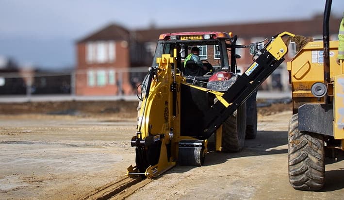 Wizz Wheel 75 — Ultra-fast wheel trencher for fibre optic and utility installation